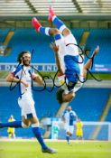 Football Tyrhys Dolan signed Blackburn Rovers 12x8 colour photo. Good Condition. All autographs come