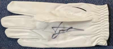 Golf Luke Donald Signed Xtra Large Dunlop golfing Glove. Good Condition. All autographs come with