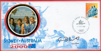 Olympics Guin Batten signed Sydney Australia Sporting Glory 2000 FDC Olympics 2000 Sydney NSW 2000