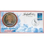 Olympics Shirley Robertson signed Sydney Australia Sporting Glory 2000 FDC PM Olympics 2000 Sydney