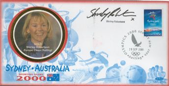 Olympics Shirley Robertson signed Sydney Australia Sporting Glory 2000 FDC PM Olympics 2000 Sydney