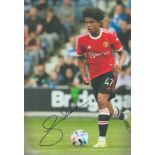 Football Shola Shoretire signed Manchester United 12x8 colour photo. Shola Maxwell Shoretire (born 2