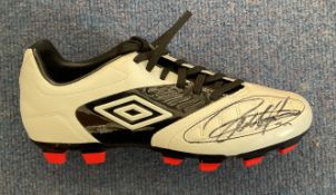 Football Geoff Hurst signed Umbro Football Boot. Good Condition. All autographs come with a
