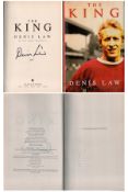 Football Denis Law signed hardback book titled The King Denis Law The Autobiography signature on the