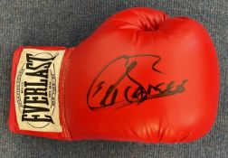 Boxing Canelo Alvarez signed Everlast red boxing glove. Good Condition. All autographs come with a