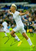 Football Lianne Sanderson signed England 12x8 colour photo. Good Condition. All autographs come with