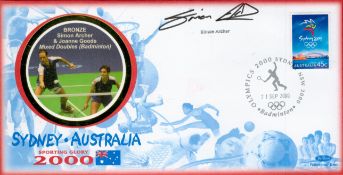Olympics Simon Archer signed Sydney Australia Sporting Glory 2000 FDC PM Olympics 2000 Sydney NSW