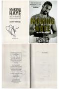 Boxing David Haye signed hardback book titled Making Haye signature on the inside title page. Good