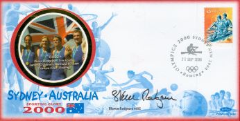 Olympics Steve Redgrave signed Sydney Australia Sporting Glory 2000 FDC PM Olympics 2000 Sydney
