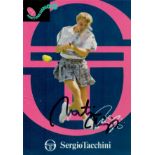 Tennis Martina Hingis signed 6x4 Sergio Tacchini colour promo photo. Good Condition. All