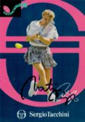 Tennis Martina Hingis signed 6x4 Sergio Tacchini colour promo photo. Good Condition. All
