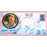 Olympics Stephanie Cook signed Sydney Australia Sporting Glory 2000 FDC PM Olympics 2000 Sydney