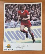 Football. Steve Heighway Signed 10x8 colour Autographed Editions page. Bio description on the