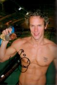 Olympics Mark Foster signed 12x8 colour photo. Mark Andrew Foster (born 12 May 1970) is an English