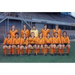 Autographed Paul Hegarty 12 X 8 Photo : Col, Depicting Dundee United Players Posing For A Squad