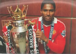 Football Antonio Valencia signed Manchester United 12x8 colour photo. Luis Antonio Valencia