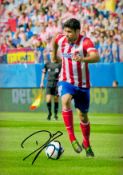 Football Diego Costa signed Athletico Madrid 12x8 colour photo. Good Condition. All autographs