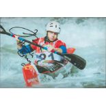 Canoeing Hannah Brown signed 12x8 colour photo. Hannah Brown (born 20 February 1990) is a British