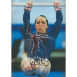 Olympics Beth Tweddle signed 12x8 colour photo. Elizabeth Kimberly Tweddle MBE (born 1 April 1985)