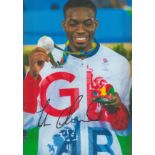 Olympics Lutalo Muhammad signed 12x8 colour photo. Lutalo Muhammad (born 3 June 1991) is a British