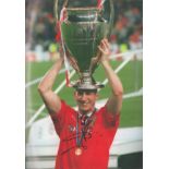 Football Jaap Stam signed Manchester United 12x8 colour photo. Dutch professional football coach and