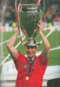 Football Jaap Stam signed Manchester United 12x8 colour photo. Dutch professional football coach and