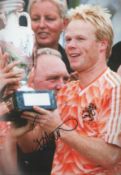 Football Ronald Koeman signed Netherlands 12x8 colour photo. Good Condition. All autographs come
