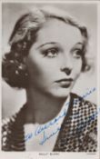 Sally Blane Signed 5x3 vintage black and white photo. Good Condition. All autographs come with a