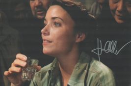 Karen Allen signed 12x8 colour photo. American film and stage actress. Good Condition. All