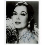 Ann Miller Signed 10x8 inch Black and White Photo. Signed in black ink. Dedicated. Good Condition.