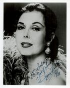 Ann Miller Signed 10x8 inch Black and White Photo. Signed in black ink. Dedicated. Good Condition.