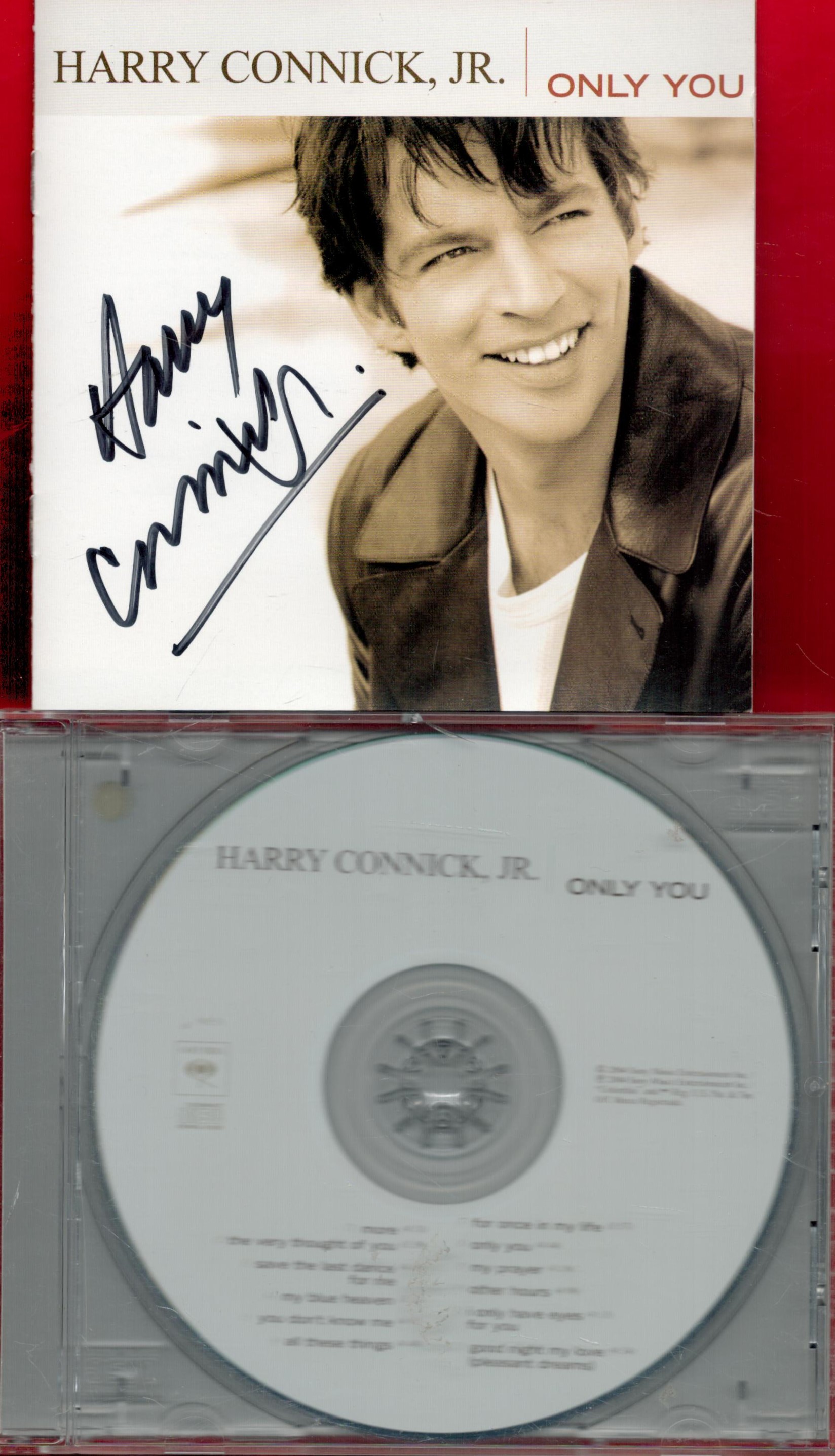 Harry Connick Jr Signed Only You CD sleeve With CD Included. Signed in black ink. . Good