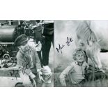 Oliver collection of four signed 10 x 8 inch photos, all scenes from the TV classic. . Good