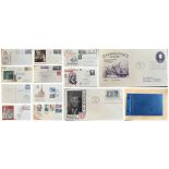 50 Plus Vintage First Day Covers From Around The world, with related stamps and Interesting