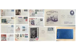50 Plus Vintage First Day Covers From Around The world, with related stamps and Interesting