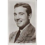 John Payne Signed 5x3 vintage black and white photo. Good Condition. All autographs come with a