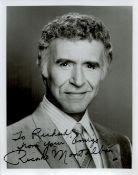 Ricardo Montalban Signed 10x8 inch Black and White Photo. Signed in black ink. Dedicated. Good