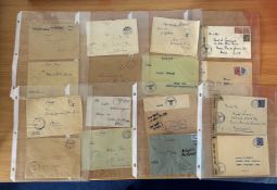29 WW2 German Feldpost Occupation Covers. Contains Censors ? Good Condition. All autographs come
