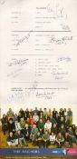 The Archers Multi-Signed Script Plus Multi-Signed Omnibus Edition Promotion Card Signatures