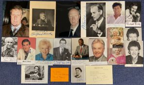 Sport and Entertainment collection includes 20 assorted signed photos and signature pieces and