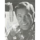 Val Doonican signed 4x4 black and white photo. Good Condition. All autographs come with a