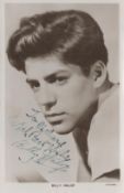 Billy Halop Signed 5x3 vintage black and white photo. Good Condition. All autographs come with a