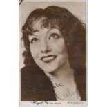 Lupe Velez Signed 5x3 vintage black and white photo. Good Condition. All autographs come with a
