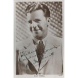 Dick Powell Signed 5x3 vintage black and white photo. Good Condition. All autographs come with a