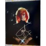 Music Toyah signed 10 x 8 inch colour 3/4 length photo. Good Condition. All autographs come with a