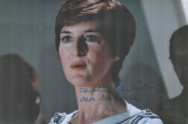 Caroline Blakiston signed 12x8 colour photo. English actress. She is best known in her native United