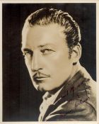 Warren Williams Signed 10x8 inch Vintage Black and White Photo. Signed in blue ink. Dedicated.