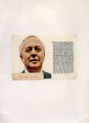 Harold Wilson 6x4 signature piece includes signed album page cutting and colour photo bio sheet.