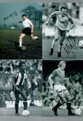Football Collection 5 signed 8x6 photos includes great names Brendon Batson, Jimmy Greenhoff,