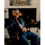 James Doohan Signed 10x8 inch Colour Photo. Signed in silver ink. Good Condition. All autographs